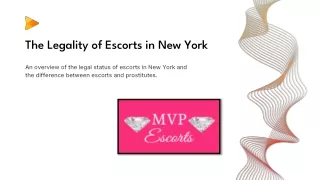 Is the government of New York consider escorts legal in their state?