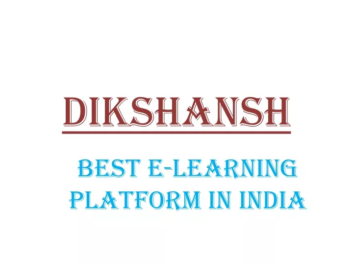 dikshansh