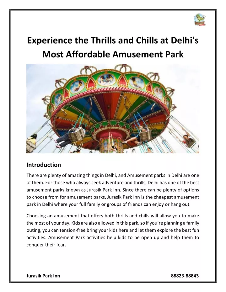 experience the thrills and chills at delhi s most