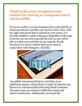 if you are unable to access instagram but would