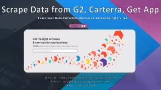scrape data from g2 carterra get app