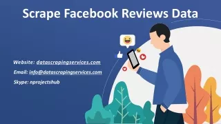 scrape facebook reviews data