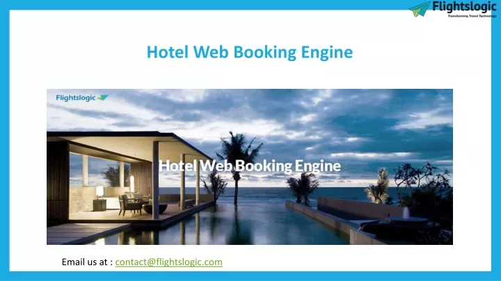 hotel web booking engine