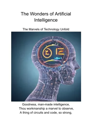 The Wonders of Artificial Intelligence (1)