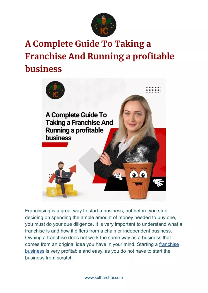 a complete guide to taking a franchise