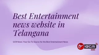 Best Entertainment news website in Telangana