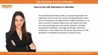 uae attestation services in mumbai