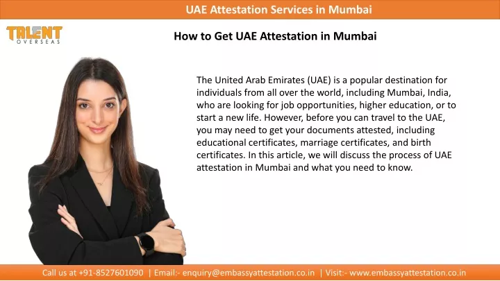 uae attestation services in mumbai