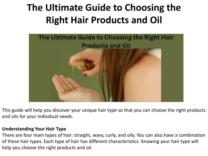 the ultimate guide to choosing the right hair