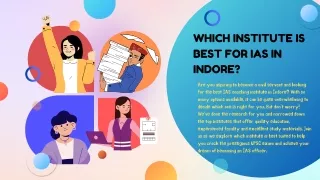 which institute is best for ias in indore