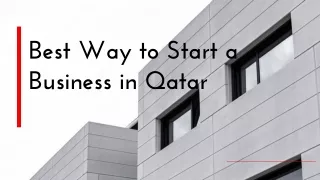 best way to start a business in qatar