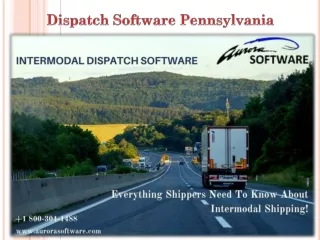 dispatch software pennsylvania