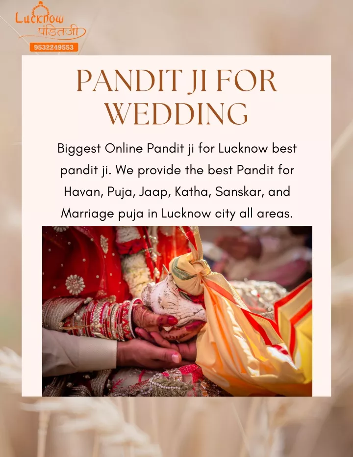pandit ji for wedding