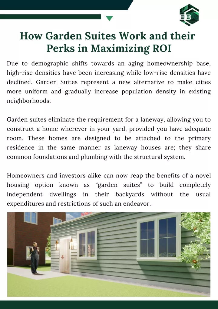 how garden suites work and their perks