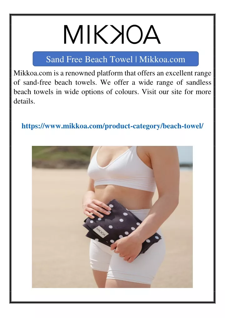 sand free beach towel mikkoa com