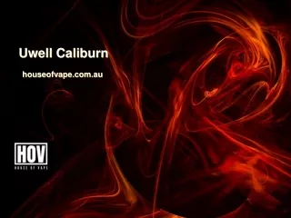 Uwell Caliburn - houseofvape.com.au
