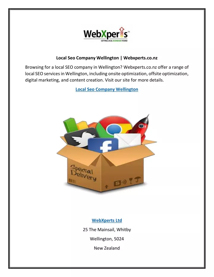 local seo company wellington webxperts co nz