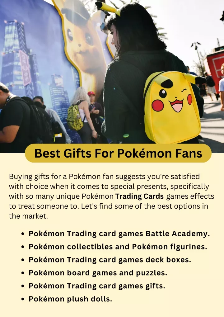 PPT - Best Gifts For Pokémon Fans PowerPoint Presentation, Free ...