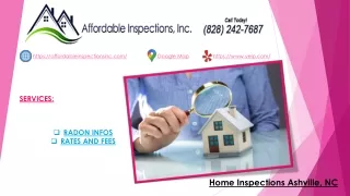 Home Inspections Ashville, NC