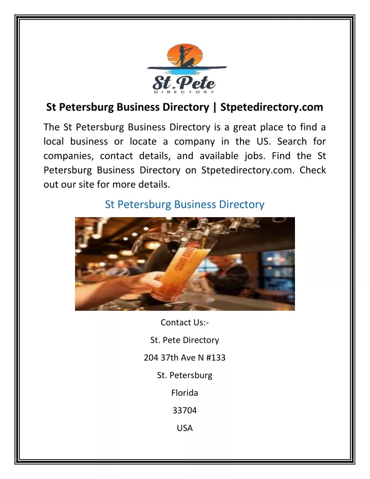 st petersburg business directory stpetedirectory