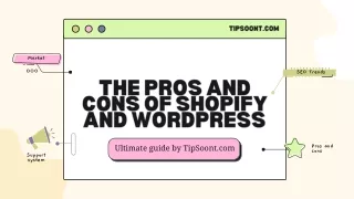 Pros And cons of wordpress and shopify