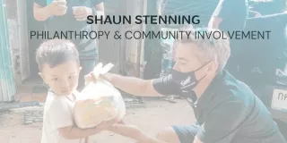 SHAUN STENNING PHILANTHROPY & COMMUNITY INVOLVEMENT