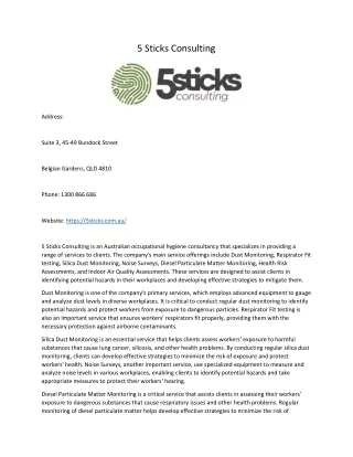 5 sticks consulting