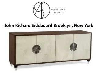 John Richard Sideboard Brooklyn, New Yo