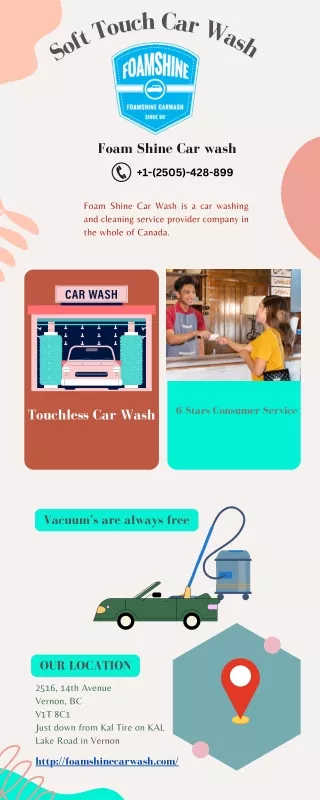 Soft touch car wash systems services | Foam Shine Car wash |