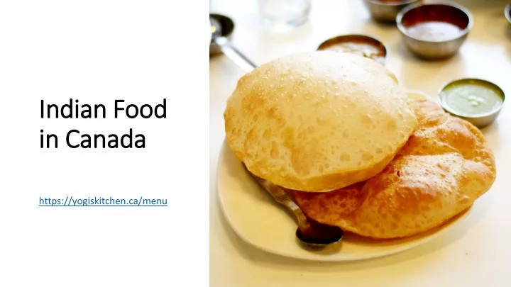 indian food in canada