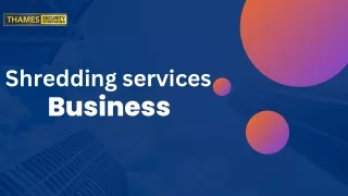 shredding services