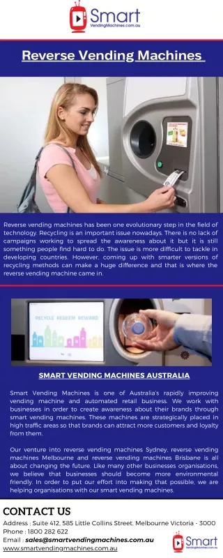 Get Your Hands on State-of-the-Art Reverse Vending Machines for Sale!