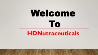 Lowest Price Supplements & Nutrition Online, USA - HD Nutraceuticals
