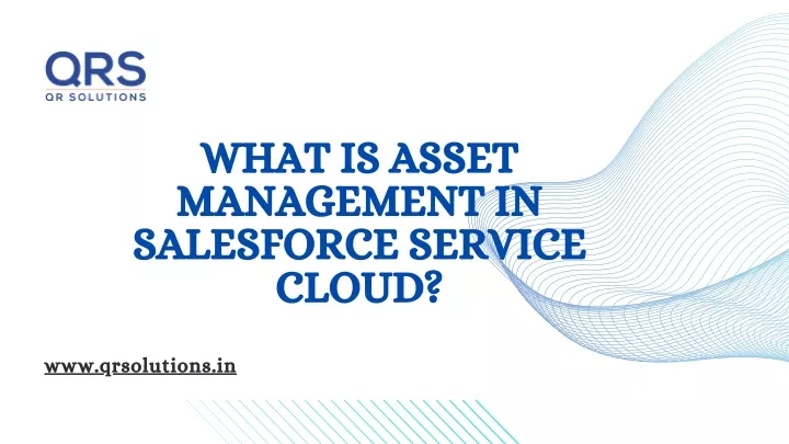 what is asset management in salesforce service