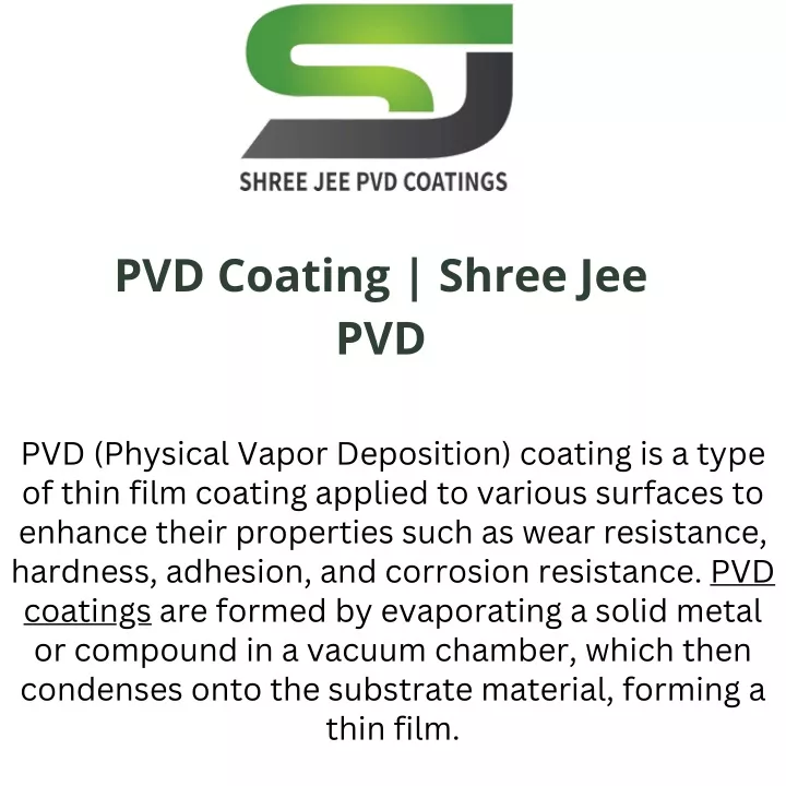 pvd coating shree jee pvd