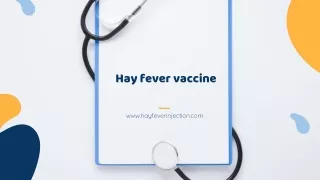 Get Hay fever vaccine
