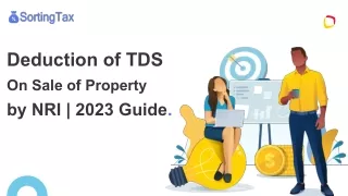 Deduction of TDS on sale of property by NRI  2023 Guide
