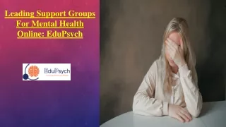 Famous Online Support Group for Mental Health- EduPsych