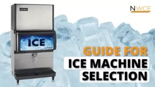 Guide for Ice Machine selection  Commercial Kitchen Equipment