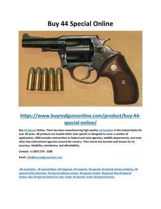 Buy 44 Special Online