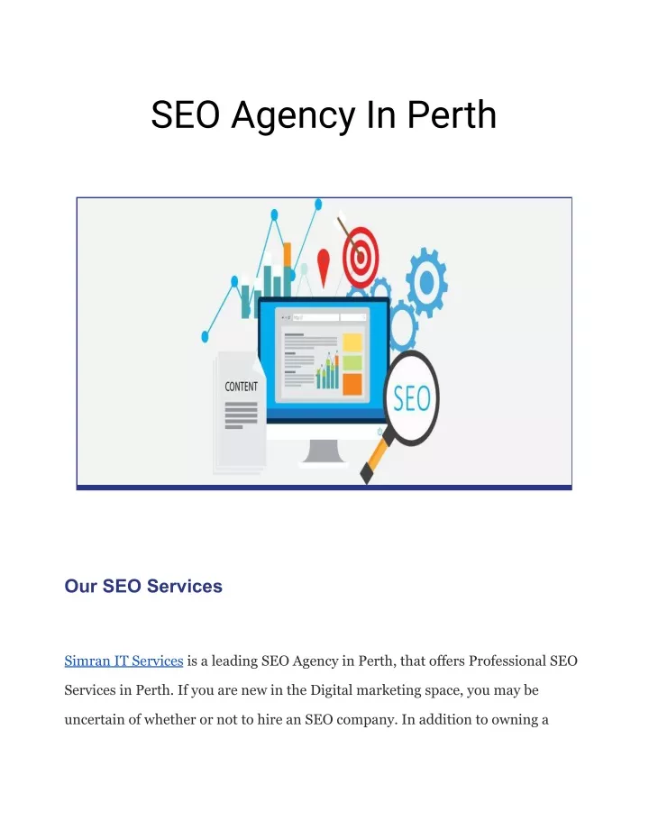 seo agency in perth