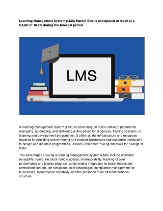 learning management system lms market size