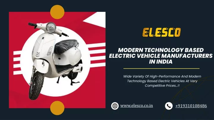 modern technology based electric vehicle