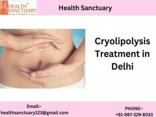 Best Cryolipolysis Treatment in Delhi