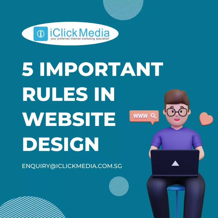 5 important rules in website design