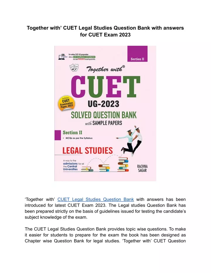 together with cuet legal studies question bank