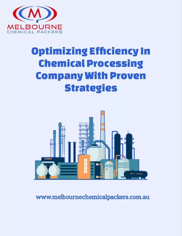 optimizing ef ciency in chemical processing