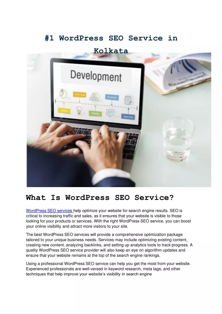 1 wordpress seo service in kolkata