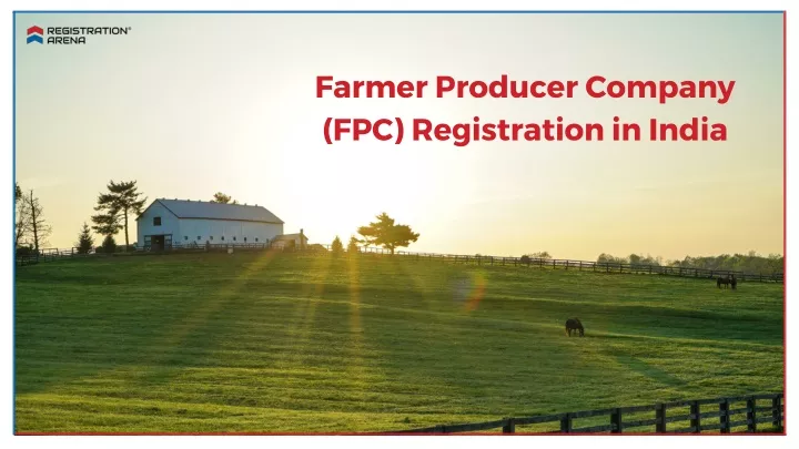 farmer producer company fpc registration in india