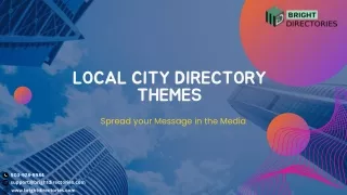 Local City Directory Theme